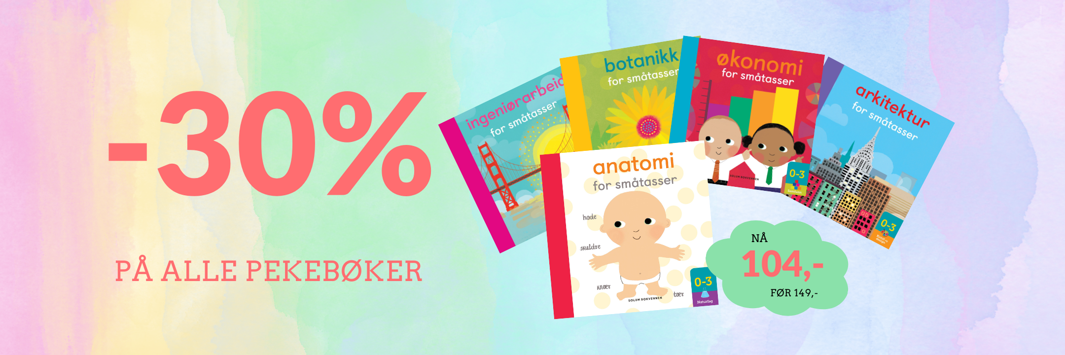 Pekebøker -30%