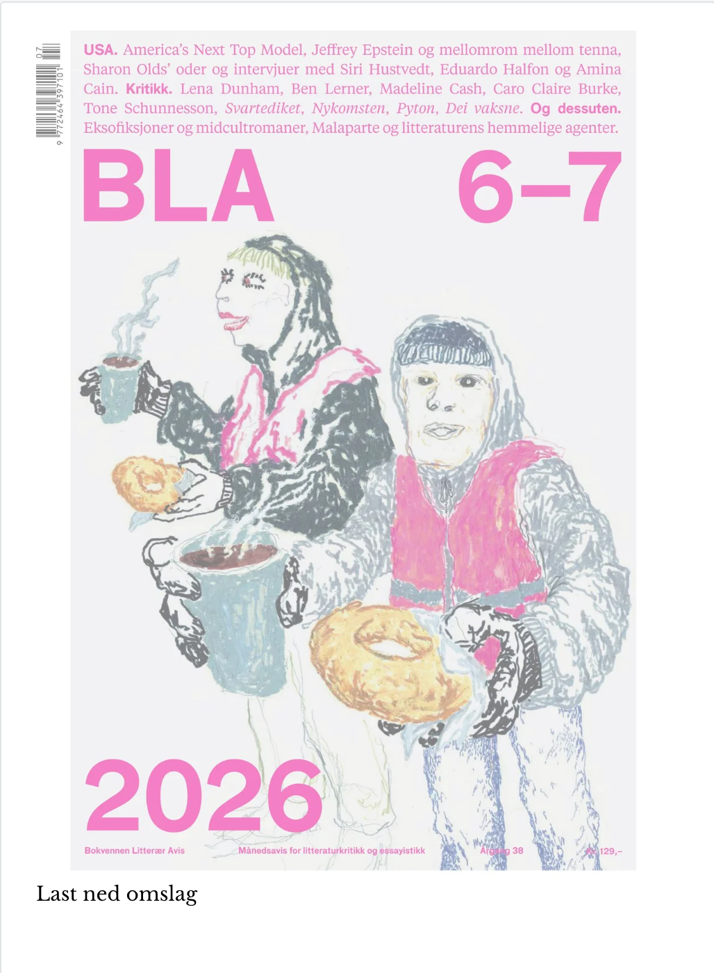 Bokvennen litterær avis. Nr. 8 2026