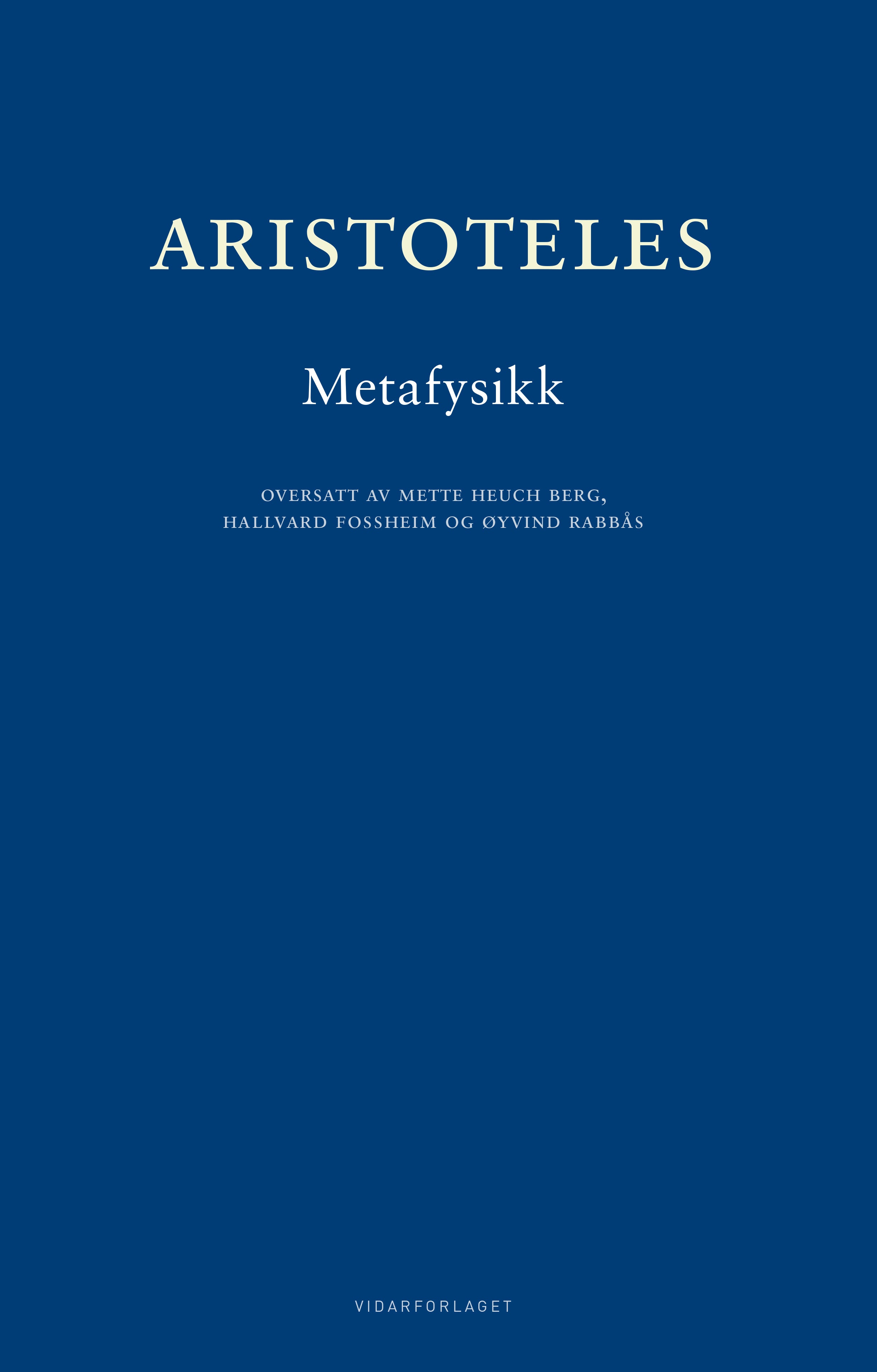Metafysikken