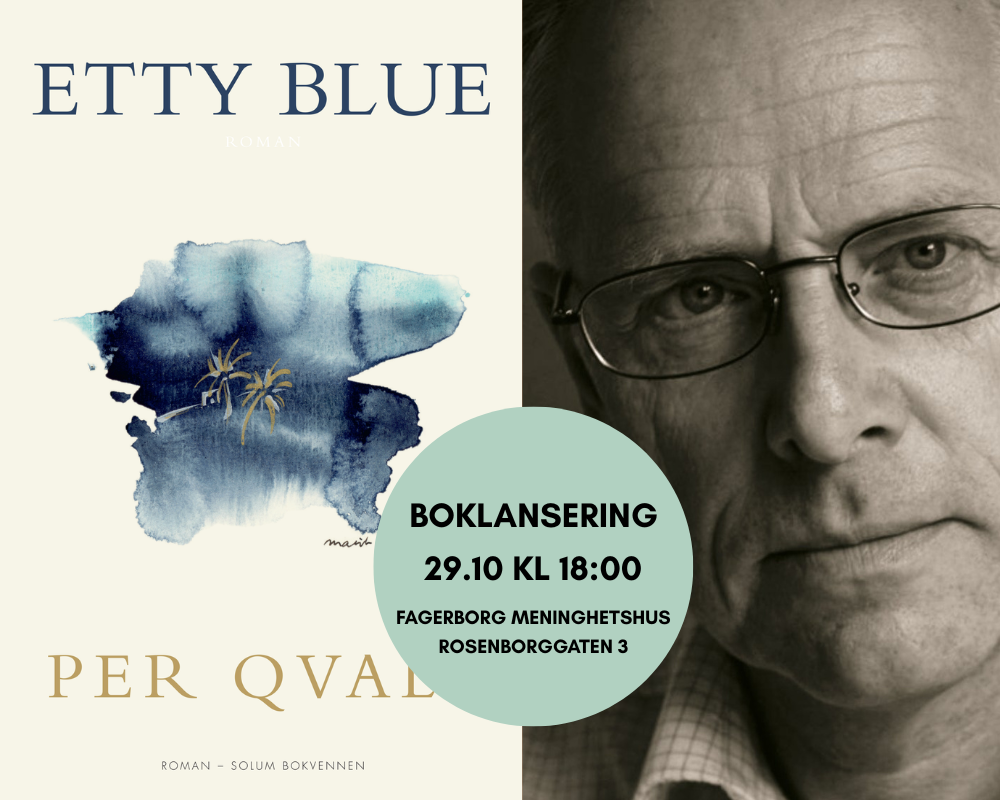 Velkommen til boklansering: Etty Blue av Per Qvale