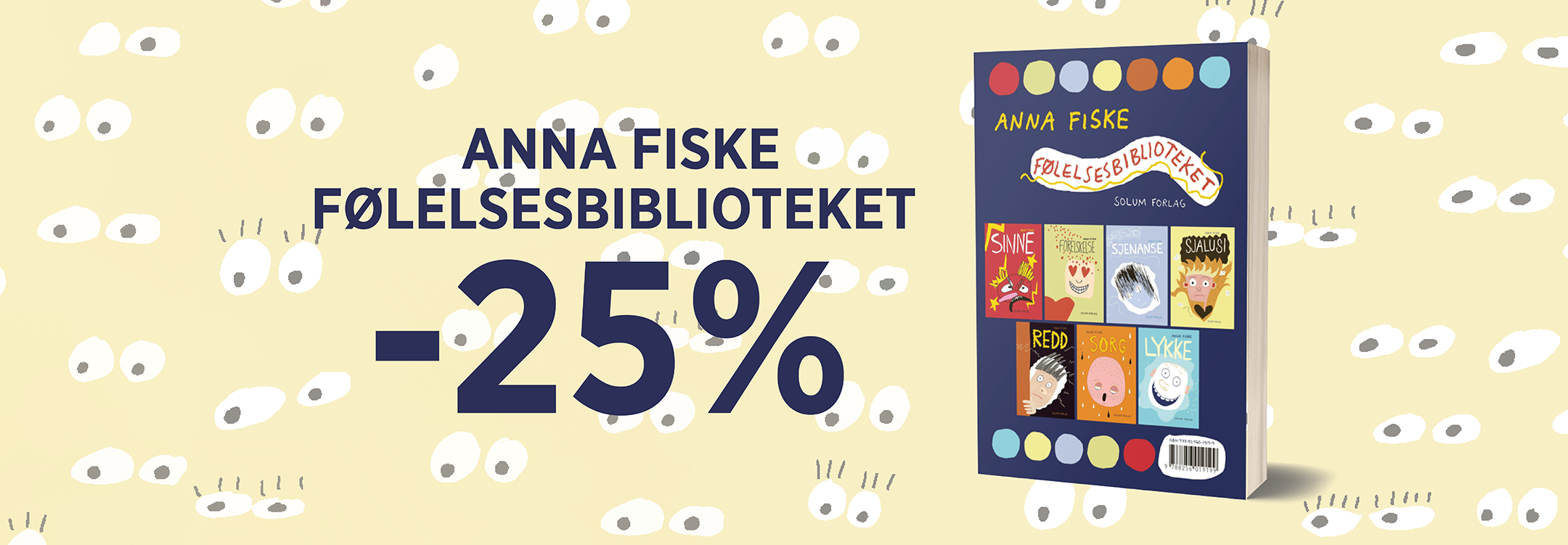 Anna Fiskes "Følelsesbiblioteket" - 25%