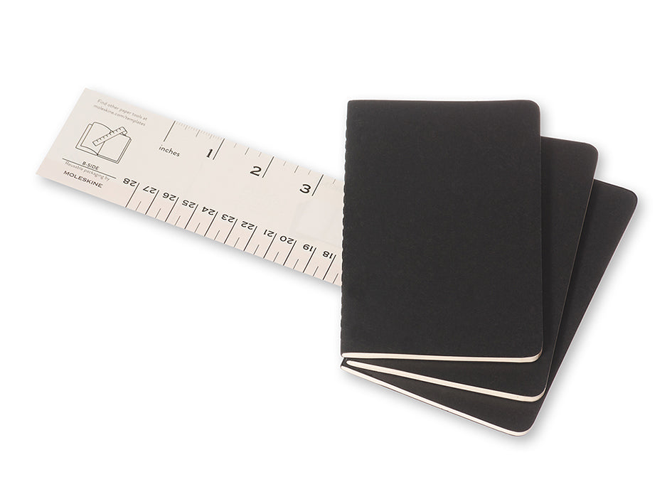 Ruled journals. Cahier. Rutepapir. Lommeformat. Moleskine
