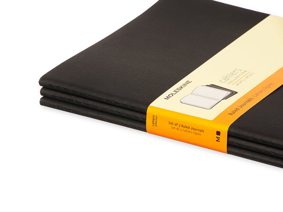 Ruled journals. Cahier. Linjert. Ekstra stort format. Moleskine