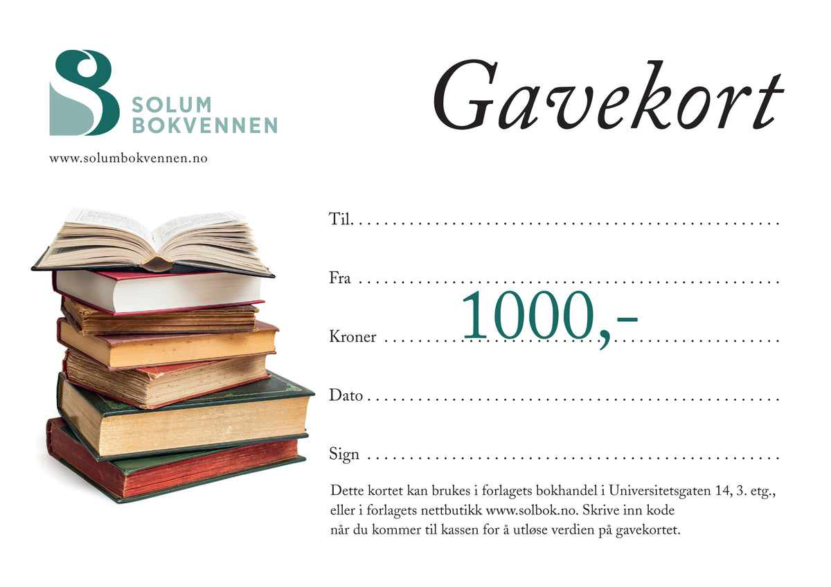 Gavekort kr. 1000,-