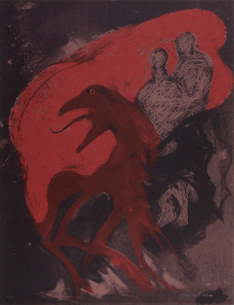 Håkon Bleken: Meditasjoner over Dantes Inferno (serigrafi) (1)