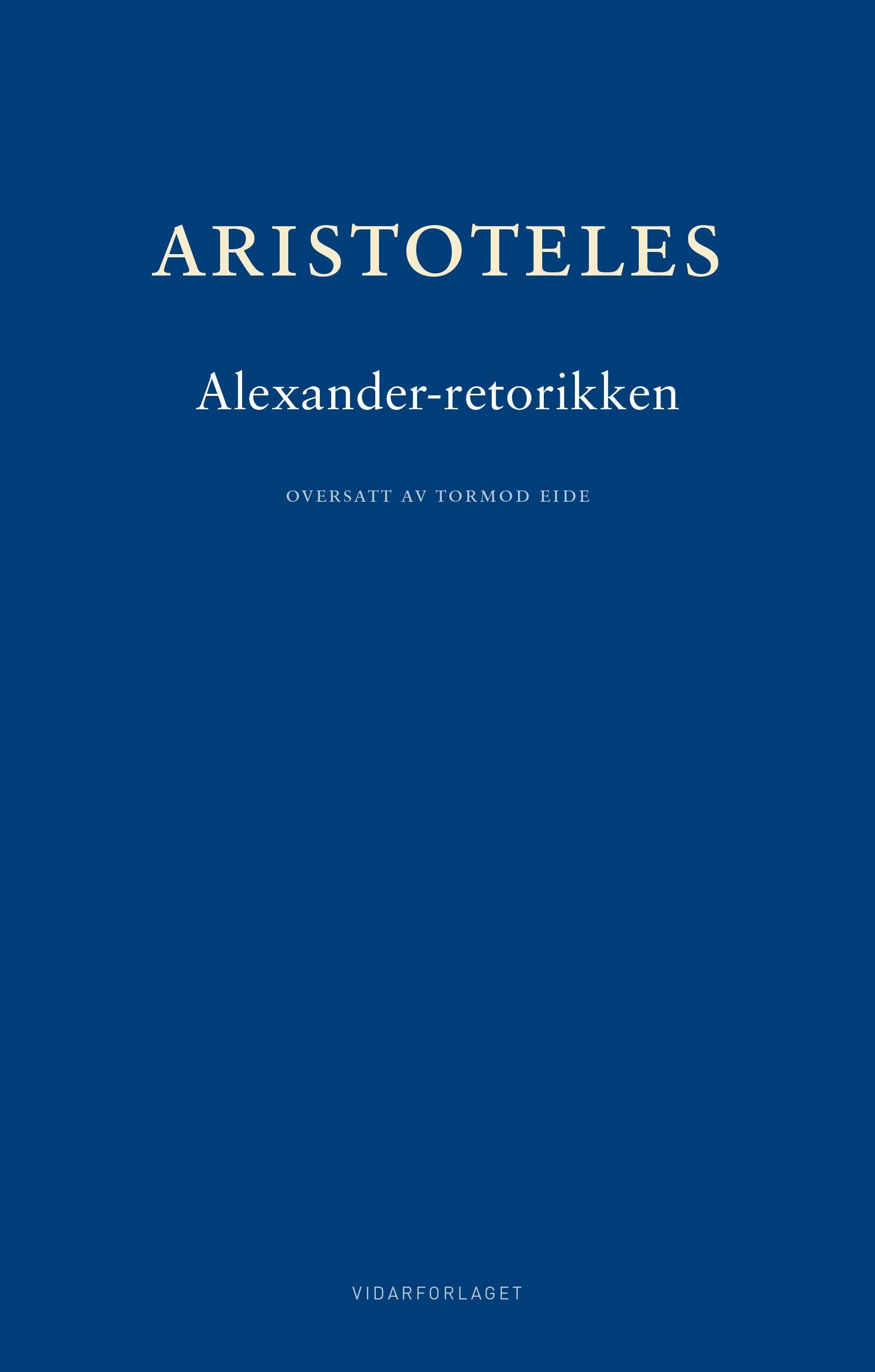Aleksander-retorikken = Rhetorica ad Alexandrum