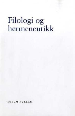 Filologi og hermeneutikk