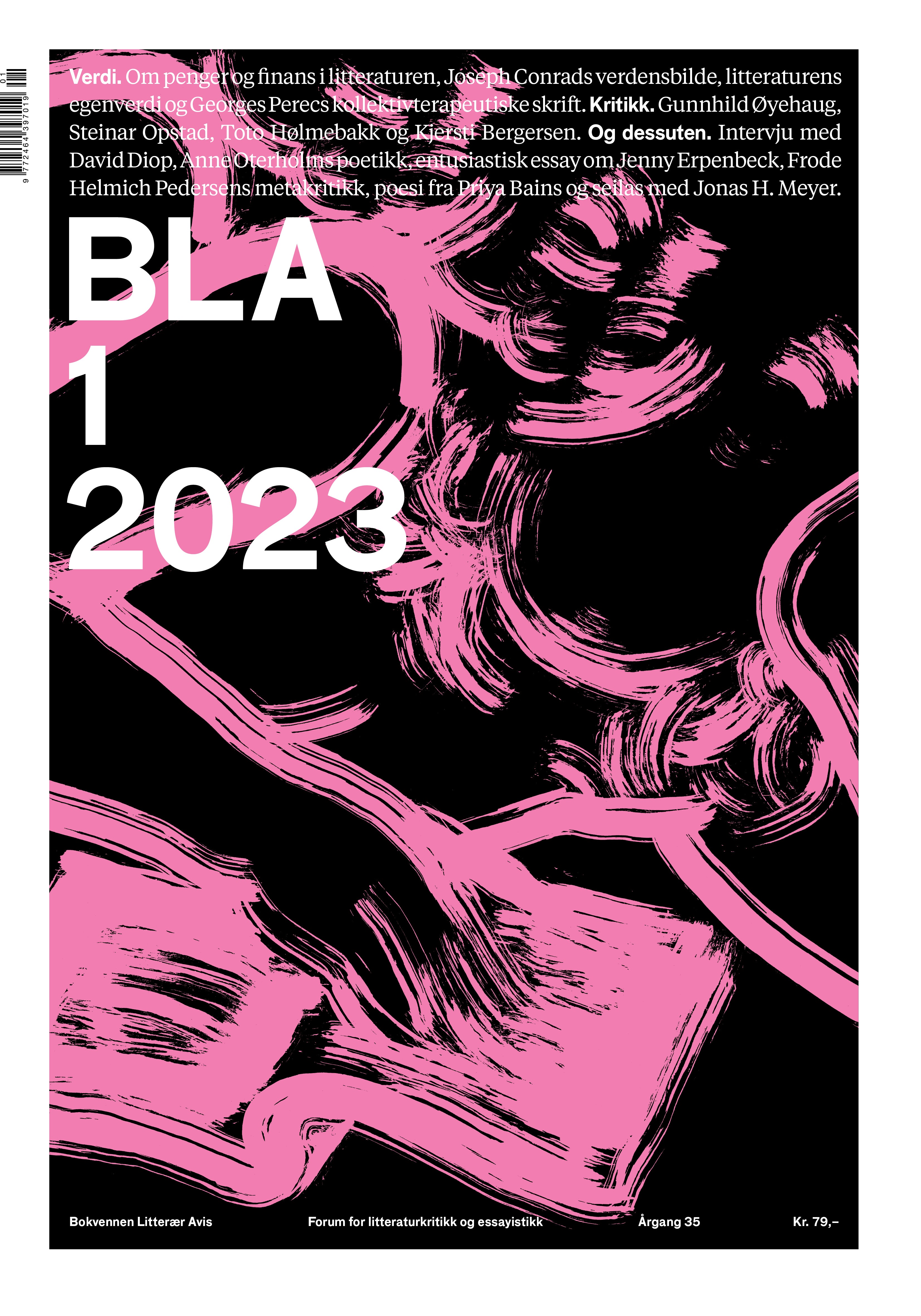 BLA - Bokvennen litterær avis. Nr. 1 2023
