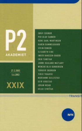 P2-akademiet: bind XXIX