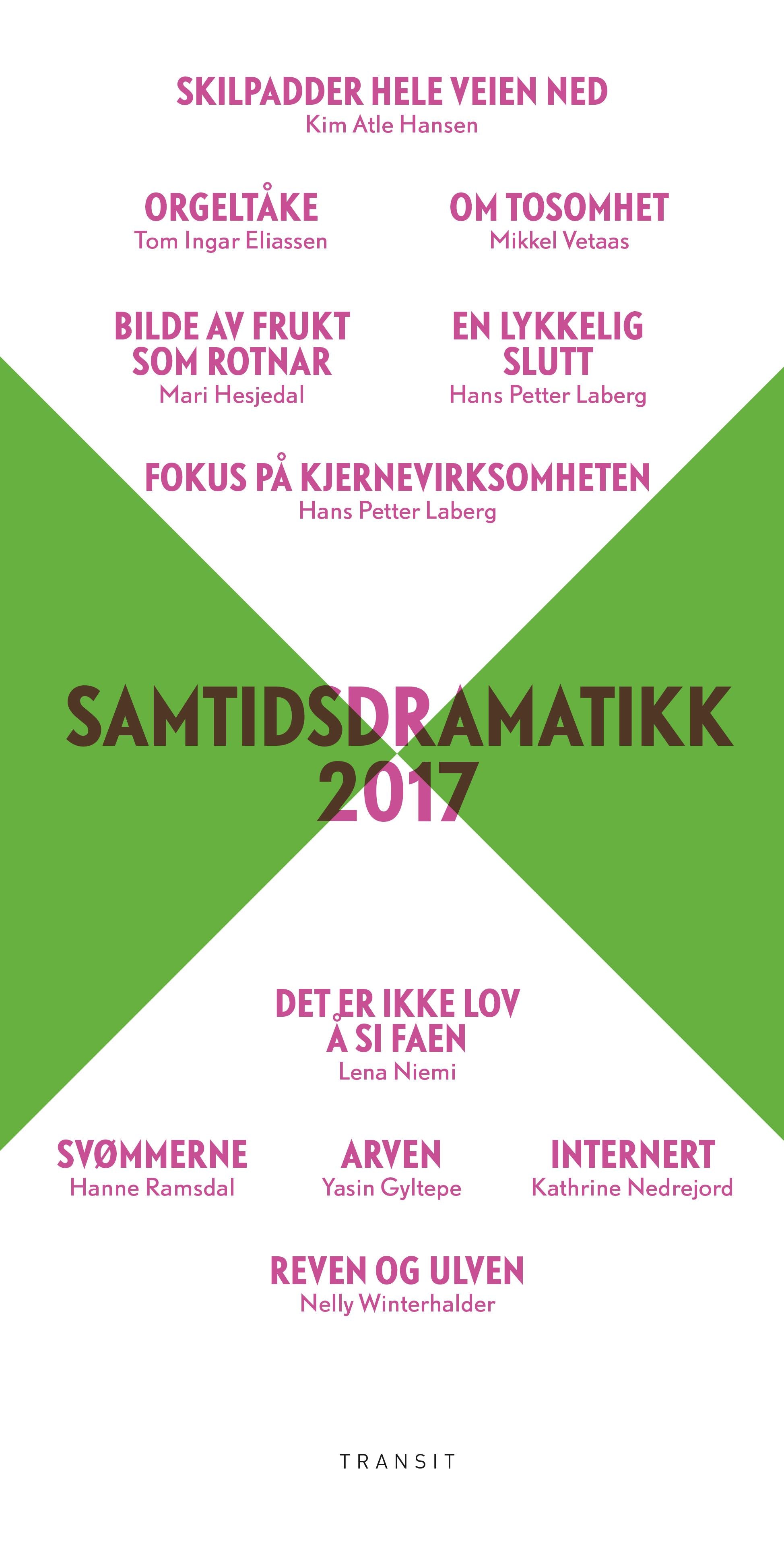 Samtidsdramatikk 2017: scenetekster