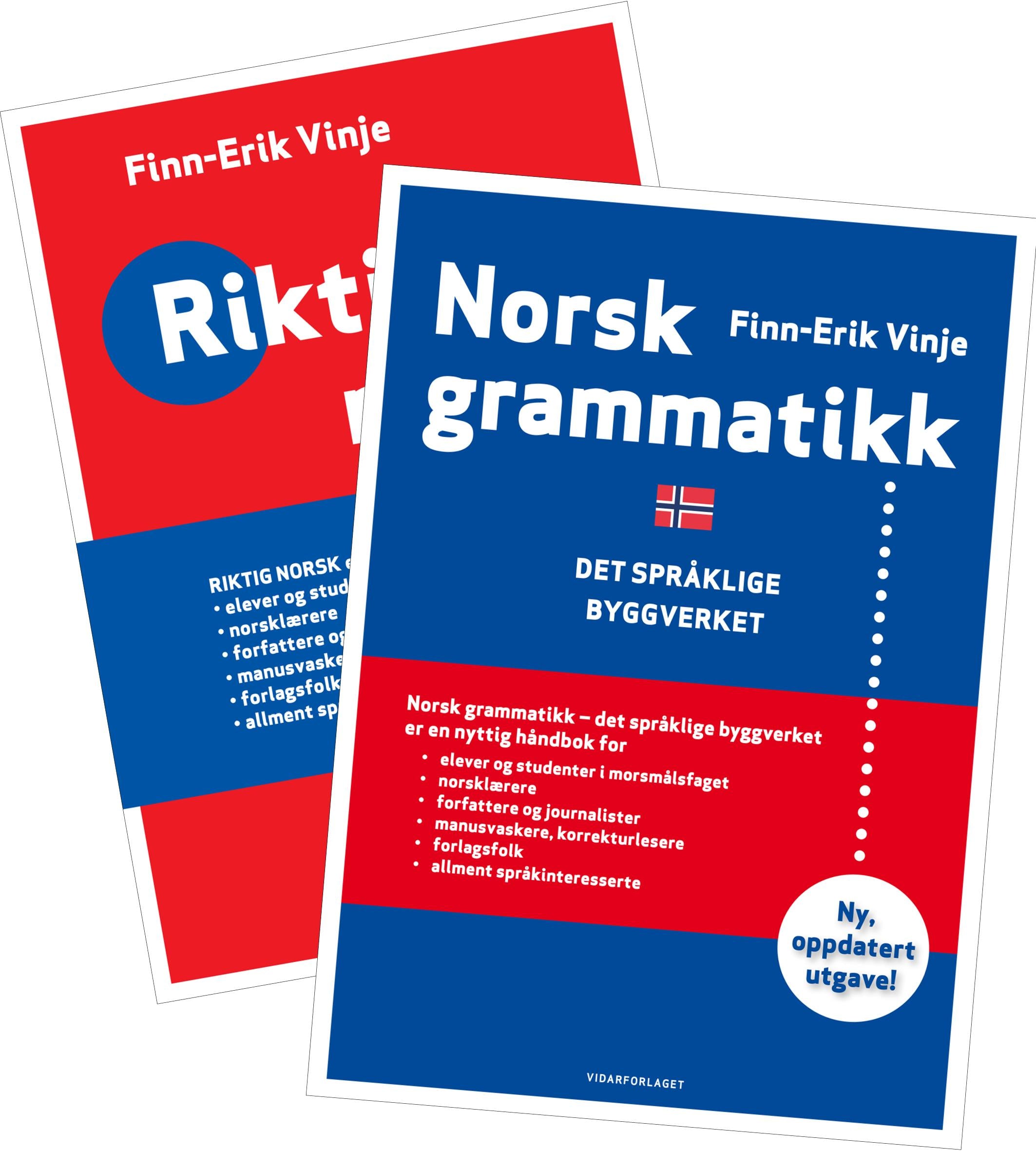 Vinje-pakke: Riktig norsk + Norsk grammatikk