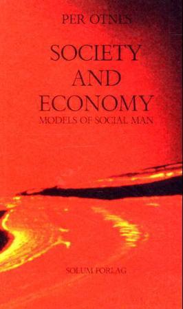 Society and economy: models of social man