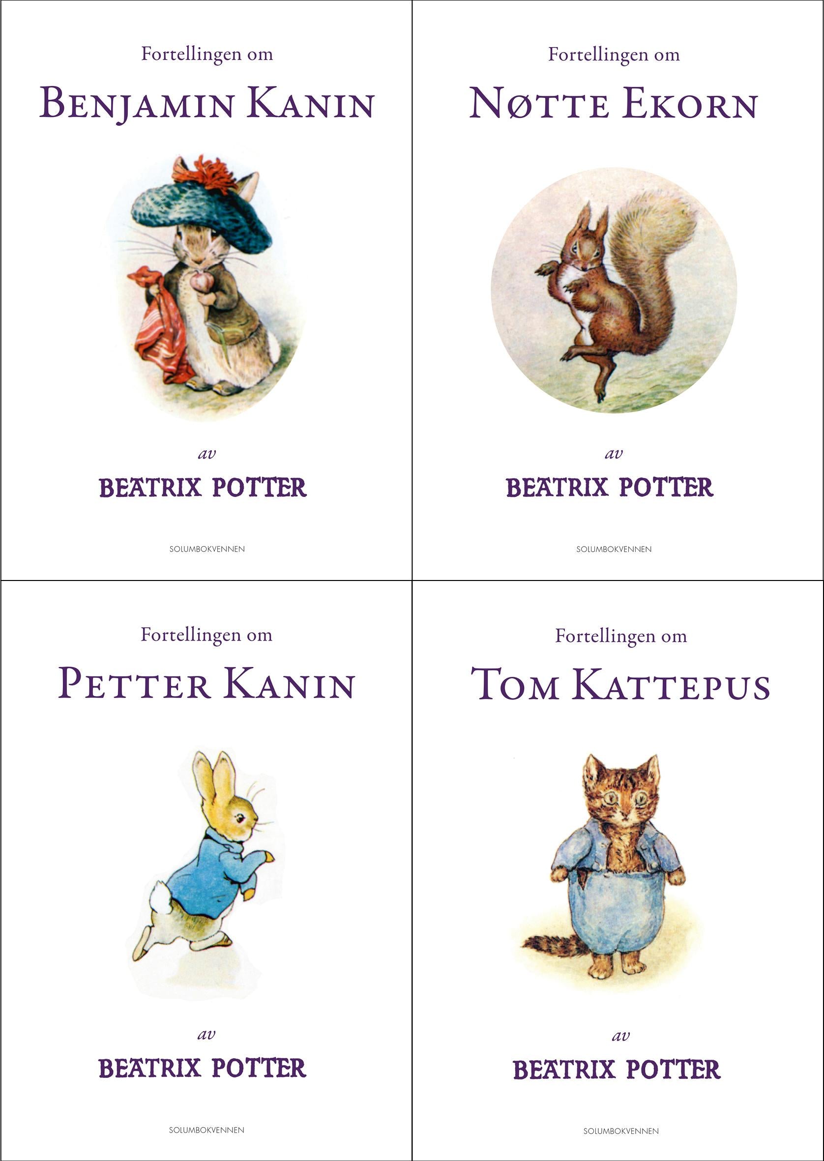 Beatrix Potter-pakke: Petter Kanin og vennene